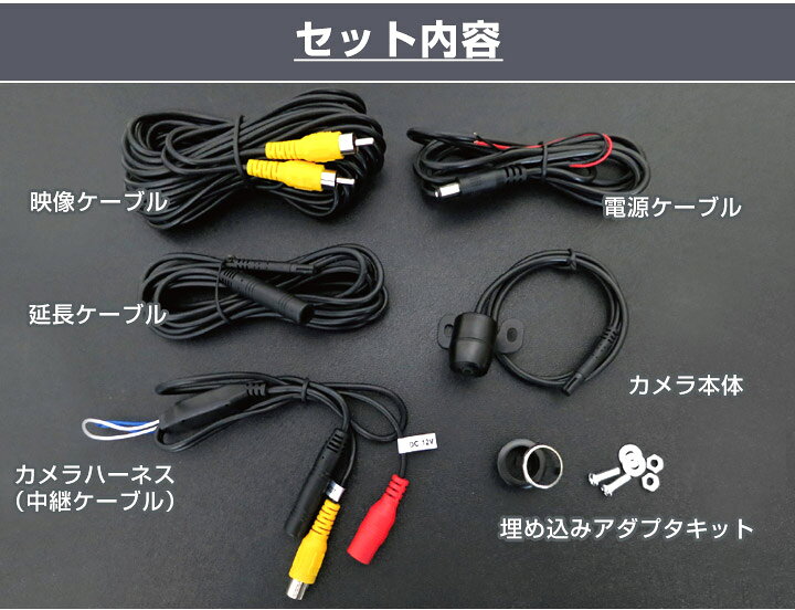 楽天市場】パナソニック ストラーダ CN-CA01WD 対応 バックカメラ 丸形 
