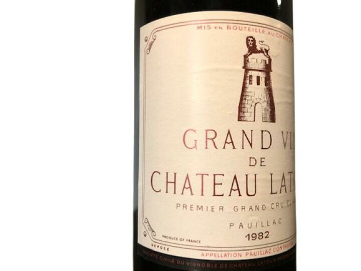 1982 Chateau LATOUR シャトー ラトゥール Bordeaux Pauillac France ボルドー ポイヤック  フランス 750ml 13% ファインワイン