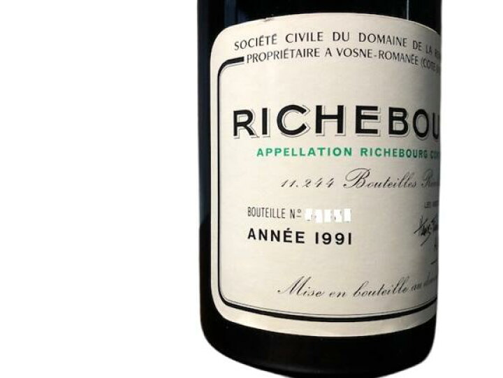 楽天市場】1991 DRC DOMAINE DE LA ROMANEE CONTI RICHEBOURG ドメーヌ  