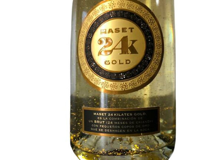 楽天市場】Maset 24K Gold Sparkling Wine With Gold Flakes マセット 