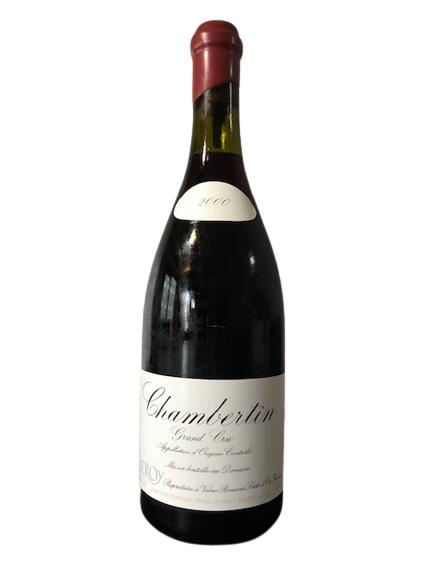 2000 Domaine Leroy Chambertin Grand Cru Cote de Nuits Bourgogne France ドメーヌ ルロワ シャンベルタン グラン クリュ コート・ドゥ・ニュイ ブルゴーニュ フランス 750ml 13.5%
