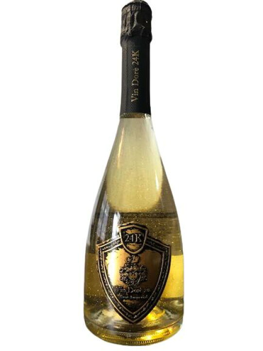 楽天市場】Vin Dore 24K Gold Sparkling Wine With Gold Flakes 