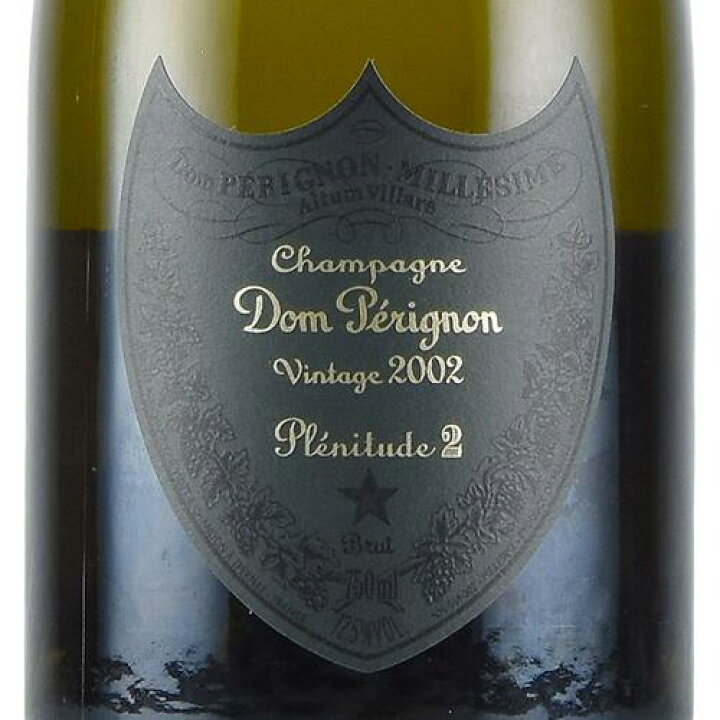 楽天市場】2002 Dom Perignon Plenitude P2 Vintage ドンペリニヨン  