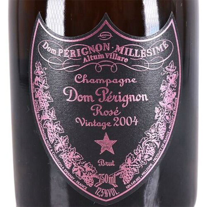 楽天市場】2004 Dom Perignon Brut Rose Millesime Vintage ドン  