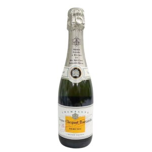 Veuve Clicquot Posardin Demi Sec WHITE Label ヴーヴ クリコ ポンサルダン ドゥミセック ホワイトラベル Champagne France シャンパーニュ フランス 375ml 12.5% HALF BOTTLE
