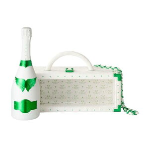 Angel Rose Brut Limited Edition White Holiday Edition GREEN FUR TYPE �G���W�F�� �u�����b�g ���[ �z���f�[ ���~�e�b�h �G�f�B�V���� �O���[�� �t�@�[�^�C�v �h�� Champagne France �V�����p�[�j�� �t�����X 750ml 12.