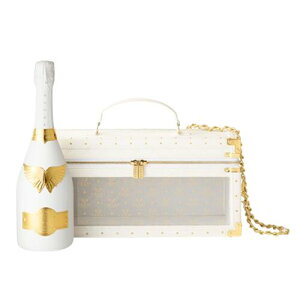 Angel Rose Brut Limited Edition White Holiday Edition LEATHER ZIPPER TYPE �G���W�F�� �u�����b�g ���[ �z���f�[ ���~�e�b�h �G�f�B�V���� ���U�[�W�b�v �^�C�v �h�� Champagne France �V�����p�[�j�� �t�����X 750ml 1