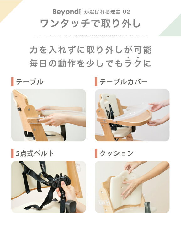楽天市場】【アウトレット】ビヨンドジュニア ベビーチェア ハイチェア 