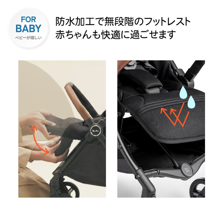 楽天市場】【4/1 ポイント10倍】ベビーカー AB型 新生児から25kgまで 
