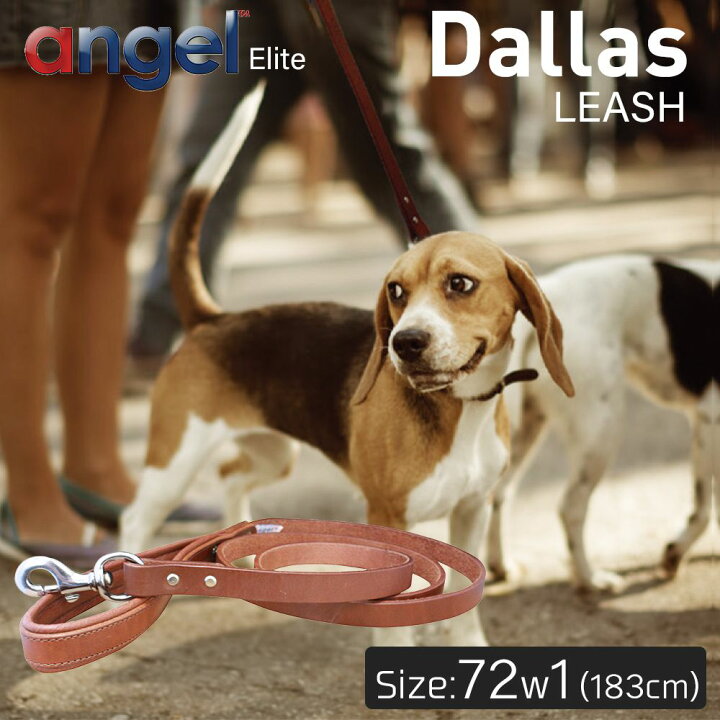 楽天市場 Angel アウトレット Dallas Leash 72インチ W1 リード 犬 アルゼンチン産 牛革 本革 真鍮 大型 中型 高級 錆びにくい Baby West