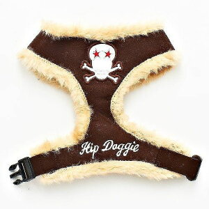 yHIP DOGGIEzAEgbg Brown Fur Skull Harness XXS-M  n[lX  ^ q ^ hN  6BRFSK