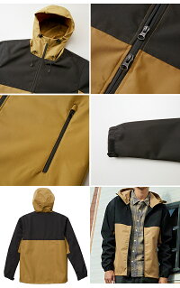 【スウィッチングシェルパーカ】ウインドブレーカー/UnitedAthleOutfittersユナイテッドアスレブルゾン・ジャンパー【防風性とはっ水性無地メンズアウター】(7489-01)【0907】