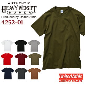 【XXLサイズ】7.1oz Tシャツ（UNITED ATHLE・ユナイテッドアスレ) 厚手・無地・半袖 USコットン・メンズ・大きいサイズ ビッグ 4252-01 UnitedAthle【2017ss】【0920】