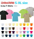 XS-XL【カラー2】6.2オンス プレミアム Tシャツ United Athle ユナイテッドアスレ 半袖 ヘビーウェイト 無地 ティーシャツ メンズ レディース 男女兼用 5942-01【0915】