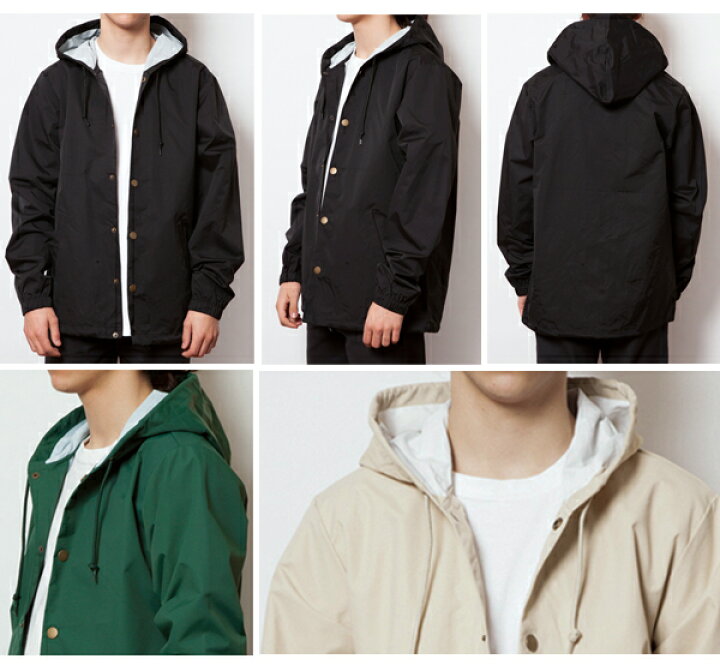 楽天市場】フード付きコーチジャケット【INDEPENDENT TRADING COMPANY 