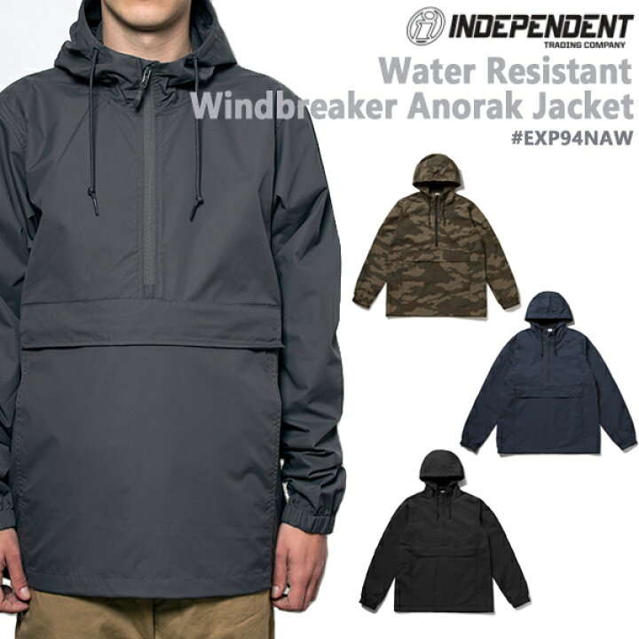 楽天市場】【XS-XL】フーデッドアノラックジャケット【INDEPENDENT 
