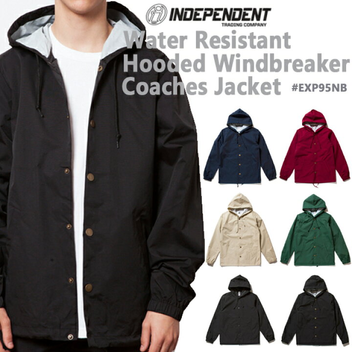 楽天市場】フード付きコーチジャケット【INDEPENDENT TRADING COMPANY 