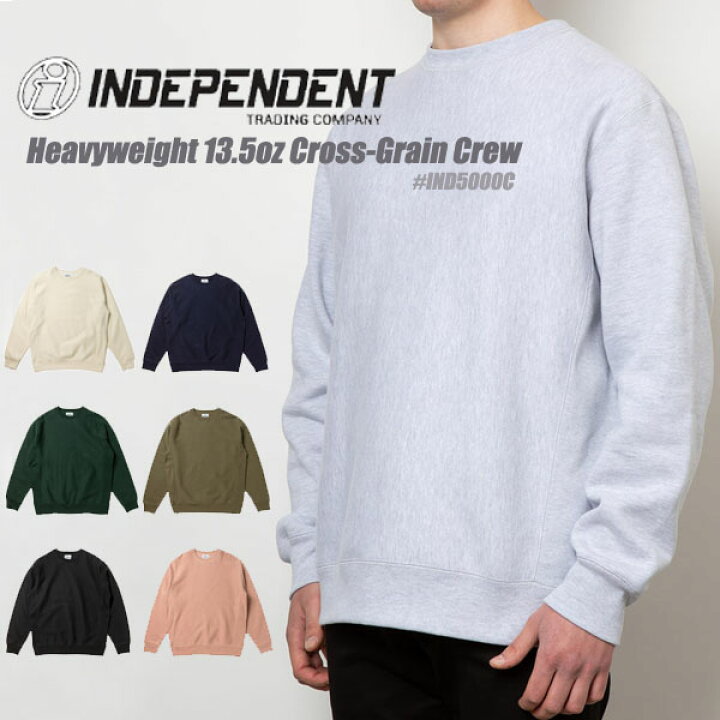 楽天市場】13.5 oz ヘビーウェイトスウェットシャツ【INDEPENDENT 