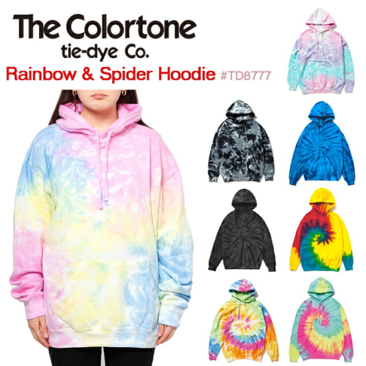 楽天市場】The Colortone tie-dye Co. カラートーン タイダイ パーカー 
