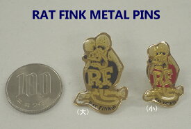【大サイズ】RAT FINK　ラットフィンク　メタル製ピンズ　METAL PINS　ピンバッヂ