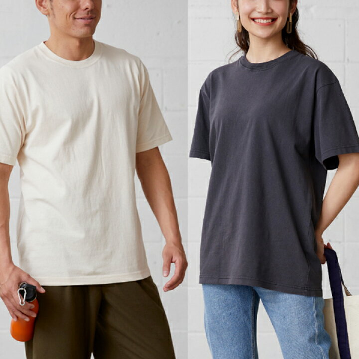 楽天市場】【M-XXL】6.2oz ピグメントTシャツ CROSS & STITCH  