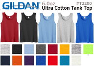 GILDAN(ギルダン)ウルトラコットン タンクトップ 6.0oz【GILD-T2200 GL2200 S-XL】【1点までメール便選択…