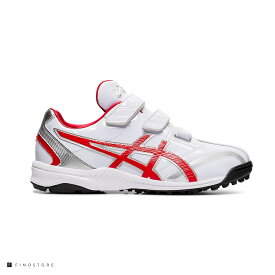 アシックス 野球 ベースボールシューズ ネオリバイブ TR2（ASICS Neo Revive TR2）1123A015-102 ユニセックス 102(WHITE/RED) 野球 ベースボール トレーニング スポーツ用品