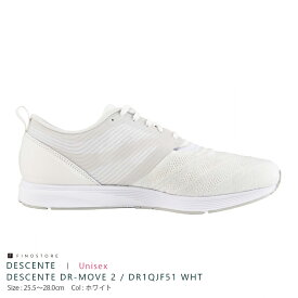 デサント ランニングシューズ（DESCENTE DR−MOVE2）DR1QJF51 NMG ホワイト ユニセックス シューズ 靴 スニーカー くつ DR1QJF51-WHT ホワイト