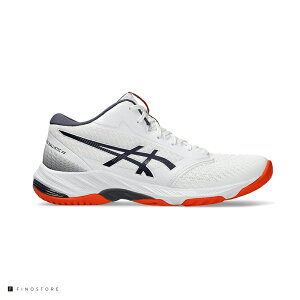 アシックス バレーボールシューズ ネットバーナー バリスティック FF MT 3(ASICS NETBURNER BALLISTIC FF MT 3)1053A056 105 ユニセックス WHITE/INDIGO FOG ミドルカット