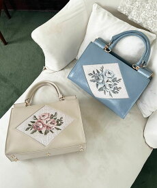 【公式】ローズ刺繍 トートバッグ /an another angelus アンアナザーアンジェラス [54BC01a007]