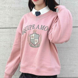 【50%OFF】 F i.n.t カレッジ ロゴ 刺繍 スウェット / フィント [52AI03j009]