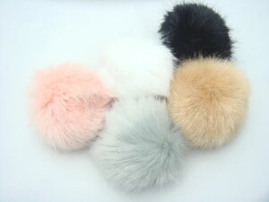 チャーム ぽんぽん XLサイズフェイクファー エコファー ecoファー(レターパック送料)