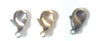 金具パーツ カニカン（ナスカン） 首輪パーツストラップパーツ キーホルダーパーツ カニカン 10mm(全長) ゴールド