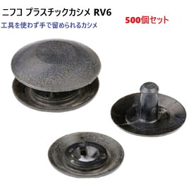 500個セット ニフコ/NIFCO プラスチックカシメ/プラスチックリベット　RV6