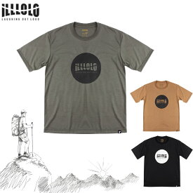 イルローロ 半袖 Tシャツ ロゴあり ILLLOLO NIKKE AXIO Wool T logoトップス Tシャツ アウトドア 速乾 メリノウール