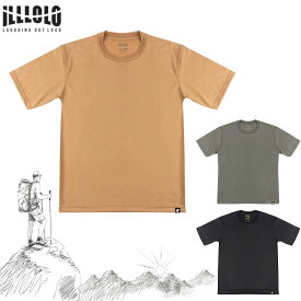 イルローロ 半袖 Tシャツ ロゴ無し ILLLOLO NIKKE AXIO Wool T トップス アウトドア メリノウール 吸汗速乾