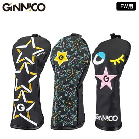 GINNICO ヘッドカバー フェアウェイウッド用 ジニコ FW イオンスポーツ ゴルフ カバー ナンバータグ付き 3、5、7、X