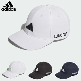 アディダス サイドロゴ キャップ IHS23 ツアースタイル　ゴルフキャップ 帽子 調節可能 吸湿 adidas