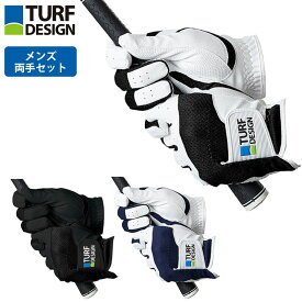 LINE登録で500円OFF ＼楽天1位／ターフ デザイン ゴルフグローブ 両手用 手袋 ゴルフ用グローブ グローブ メンズ用 TDGL-2170 ゴルフ 手袋 TURF DESIGN