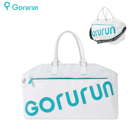 ごるらん 山内鈴蘭 ゴルフ　ボストンバッグ Gorurun ホワイト ゴルフ ショルダー付き　AE011