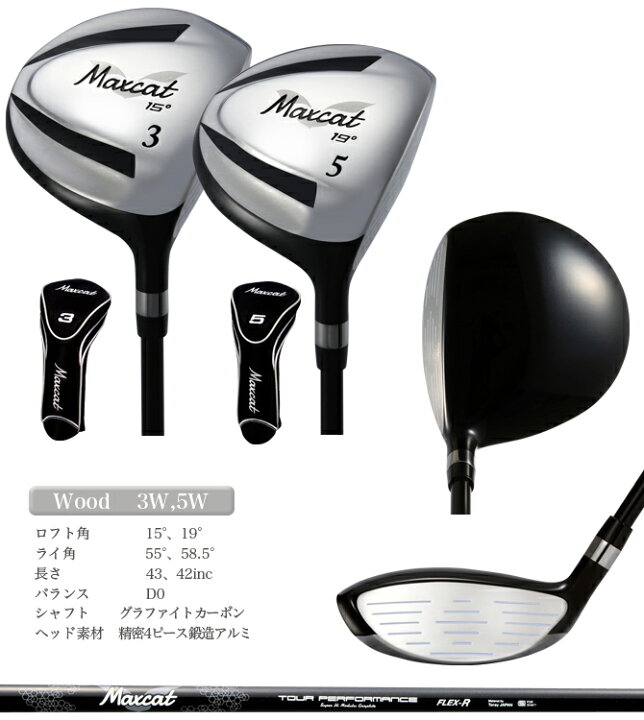 楽天市場】ゴルフ クラブセット メンズ マックスキャット MAXCAT 