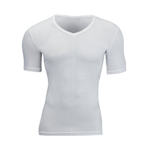 LINE登録で500円OFF ゼロフィット コールドスキンVネック 半袖 夏用アンダーウェア 接触冷感