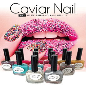 ★【即納】キャビアネイルDENESY Caviar Nail （3点セット）NEWリニューアル［マニキュア　ネイルカラー　ネイルポリッシュ SHANTI　Caviar Manicure kit］