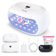 Faerie UV/LED レジン専用ライト 60W 56個led 両面UVライト ネイルライト タイマー設定 レジン ジェルネ…