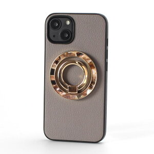 iphone13 ケース レザー iphone13mini iphone13Pro iphone13ProMAX リング付き 本革 マグセーフ対応 magsafe対応 13 13mini 13pro 13promax アイフォン13 アイフォン13mini カバー スマホリング リング べっ甲 シェル ス