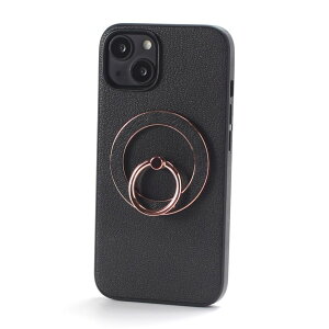 iphone ケース レザー リング付き iphone17 iphone16 iphone15 iphone14 本革 17 16 15 14 13 13mini マグセーフ対応 magsafe ゴートレザー air 16e 16pro 15pro スマホリング iphoneケース 耐衝撃 スタンド マグネット 16プ