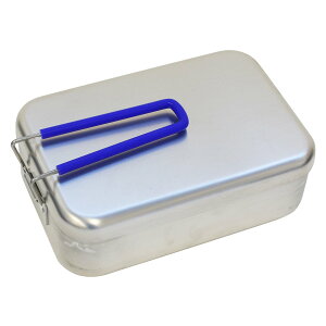 【日本製】期間限定100名様へ「ヌメ革」のハンドルカバーをプレゼント中!FIRE BANK 極厚ラージメスティン 3合 アルミ 蓋つき 210 × 135 × 75 (H) mm 370g 炊飯 飯盒 ソロキャンプ アウトドア キャン