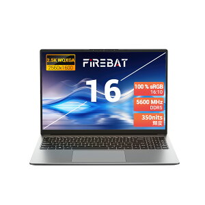 y5 {|CgҌz FIREBAT uF1v m[gp\R 16C` AMD Ryzen7 AMD Radeon 780M 16GB DDR5/1TB SSD 16 C` WQXGA (2560×1600) 100% sRGB 120HztbV[g Wi-Fi6 u[gD[X 5.2 rWlX 