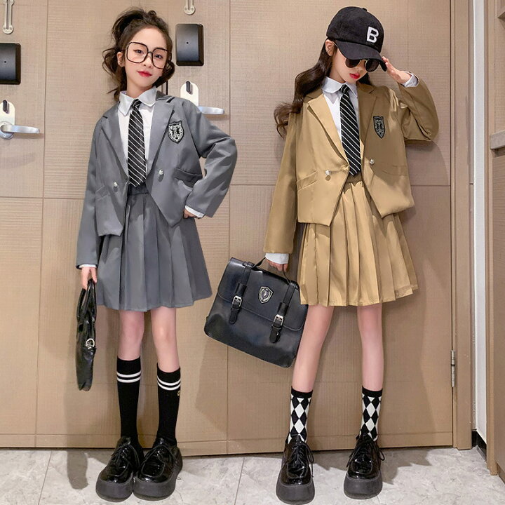 楽天市場】子供スーツ 女の子 4点セット フォーマルスーツ ジャケット  