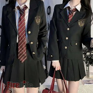 新作 卒業式 女の子 スーツ 卒業 卒服 入学式スーツ なんちゃって制服 黒　ブラックスーツ フォーマル セ…
